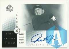 2001 SP Authentic Sign of the Times Greg Kraft #GK Rookie Auto RC